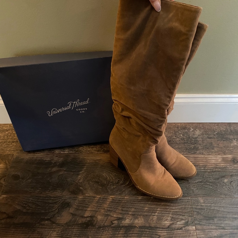Tan boots